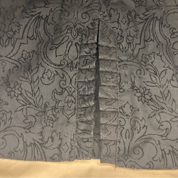 Vintage Central Falls Black Jacquard Pencil Skirt Women’s 6 USA 🇺🇸 - Picture 4 of 7